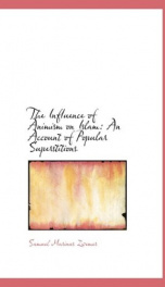 the influence of animism on islam an account of popular superstitions_cover