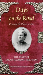 days on the road crossing the plains in 1865_cover