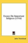 essays on important subjects_cover