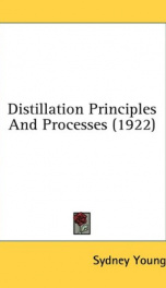 distillation principles and processes_cover