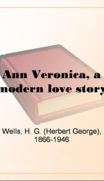 Ann Veronica, a modern love story_cover