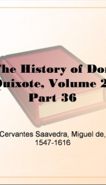 The History of Don Quixote, Volume 2, Part 36_cover