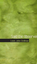 Said the Observer_cover