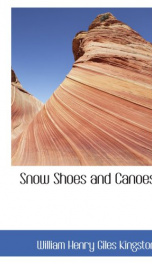 Snow Shoes and Canoes_cover