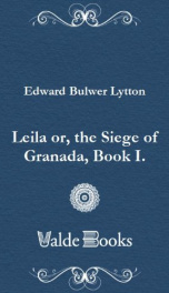 Leila or, the Siege of Granada, Book I._cover