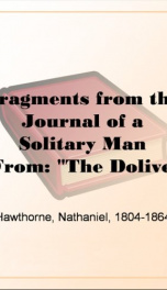 Fragments from the Journal of a Solitary Man_cover