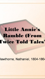 Little Annie's Ramble (From &quot;Twice Told Tales&quot;)_cover