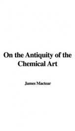 On the Antiquity of the Chemical Art_cover