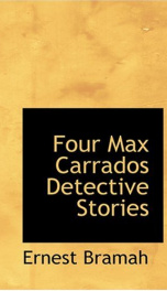 Four Max Carrados Detective Stories_cover
