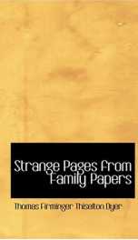 Strange Pages from Family Papers_cover
