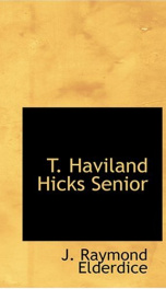 T. Haviland Hicks Senior_cover