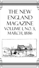 The New England Magazine Volume 1, No. 3, March, 1886_cover