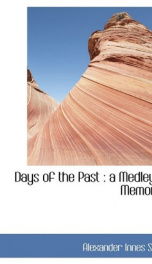 days of the past a medley of memories_cover