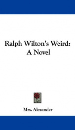 ralph wiltons weird a novel_cover