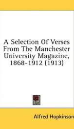 a selection of verses from the manchester university magazine 1868 1912_cover