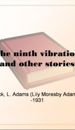 the ninth vibration and other stories_cover