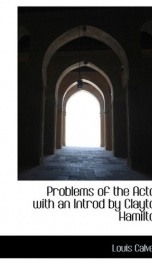 problems of the actor_cover