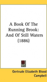 a book of the running brook and of still waters_cover