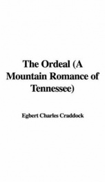 the ordeal a mountain romance of tennessee_cover