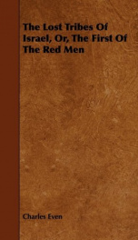 the lost tribes of israel or the first of the red men_cover