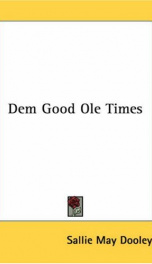 dem good ole times_cover