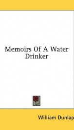 memoirs of a water drinker_cover