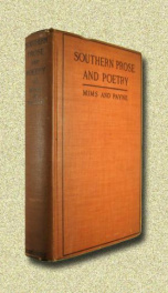 southern prose and poetry for schools_cover