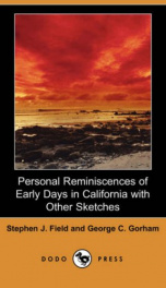personal reminiscences of early days in california with other sketches_cover