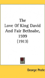 the love of king david and fair bethsabe_cover