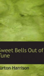 sweet bells out of tune_cover
