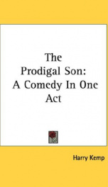 the prodigal son a comedy in one act_cover