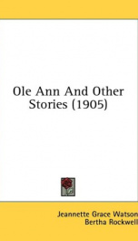 ole ann and other stories_cover