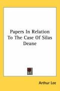 papers in relation to the case of silas deane_cover