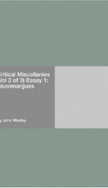Critical Miscellanies (Vol 2 of 3)_cover