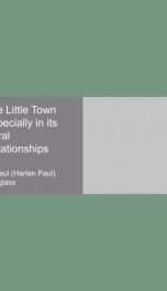 the little town especially in its rural relationships_cover
