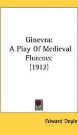 ginevra a play of medieval florence_cover