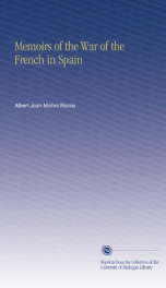 memoirs of the war of the french in spain_cover