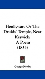 henllywarc or the druids temple near keswick a poem_cover