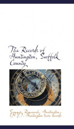 the records of huntington suffolk county_cover