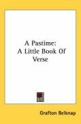 a pastime a little book of verse_cover