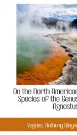 on the north american species of the genus agnostus_cover