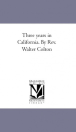 three years in california_cover