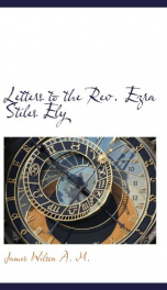 letters to the rev ezra stiles ely_cover