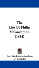 the life of philip melanchthon_cover