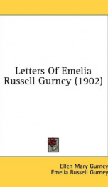 letters of emelia russell gurney_cover