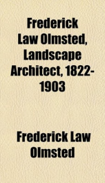 frederick law olmsted landscape architect 1822 1903_cover