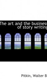 the art and the business of story writing_cover