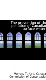 the prevention of the pollution of canadian surface waters_cover