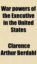 war powers of the executive in the united states_cover