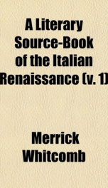 a literary source book of the italian renaissance_cover